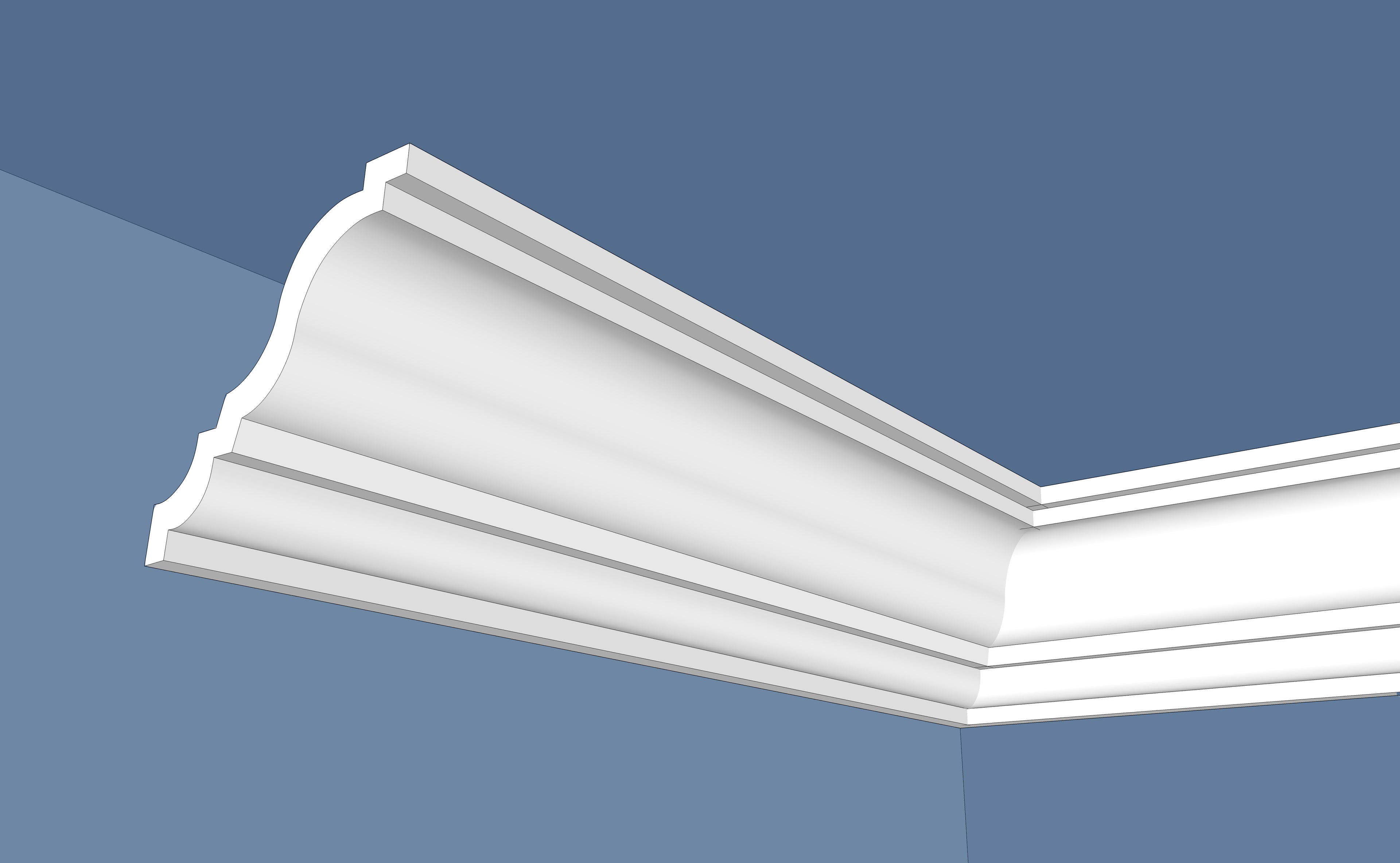Premium Cornice Range - Medium Density EPS - Point Hardware Johannesburg