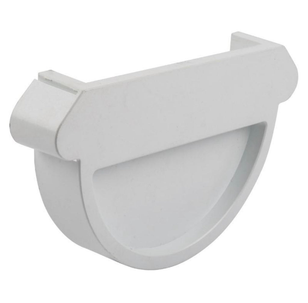 PVC Gutter Half Round Stopend