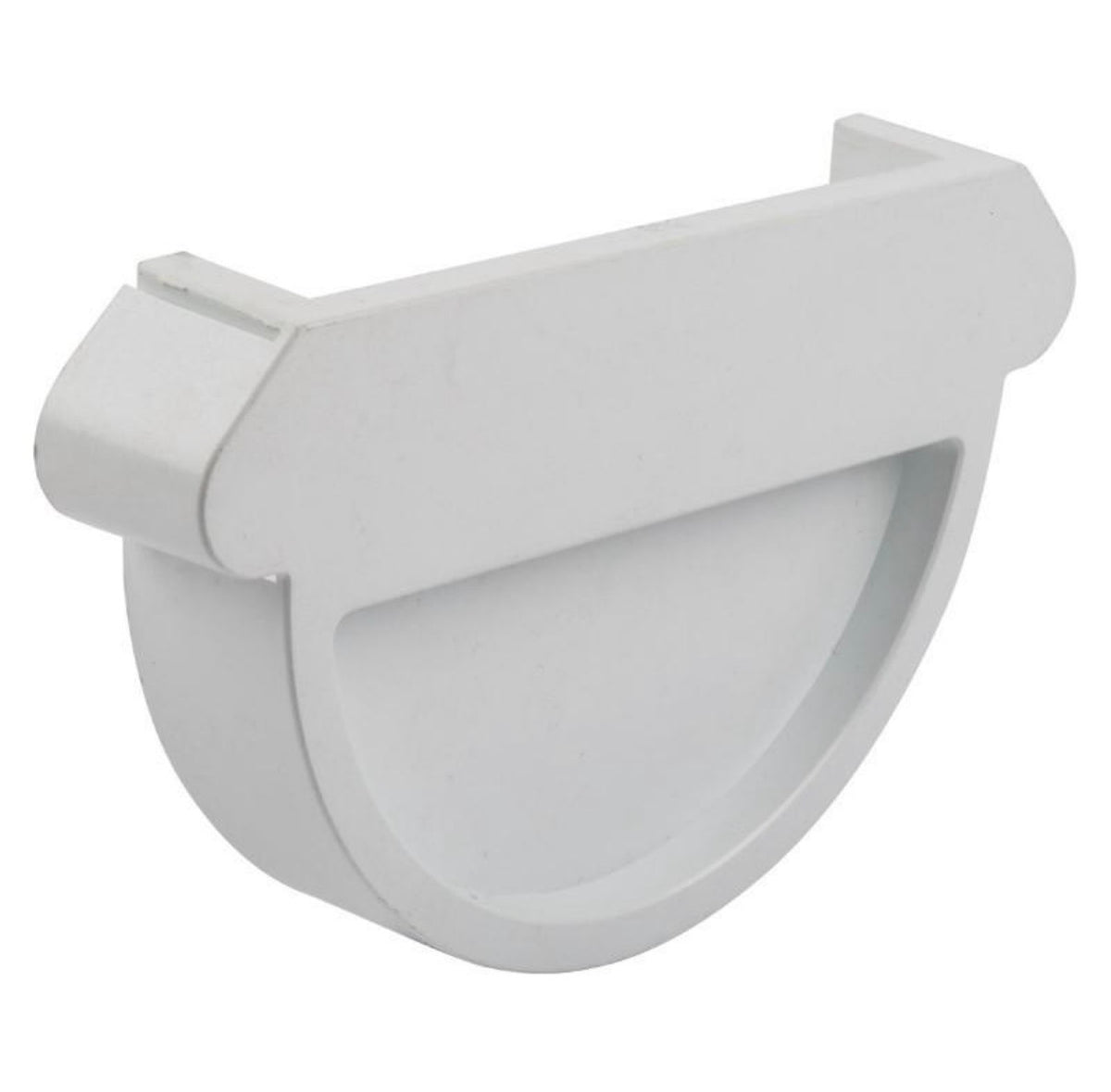 PVC Gutter Half Round Stopend