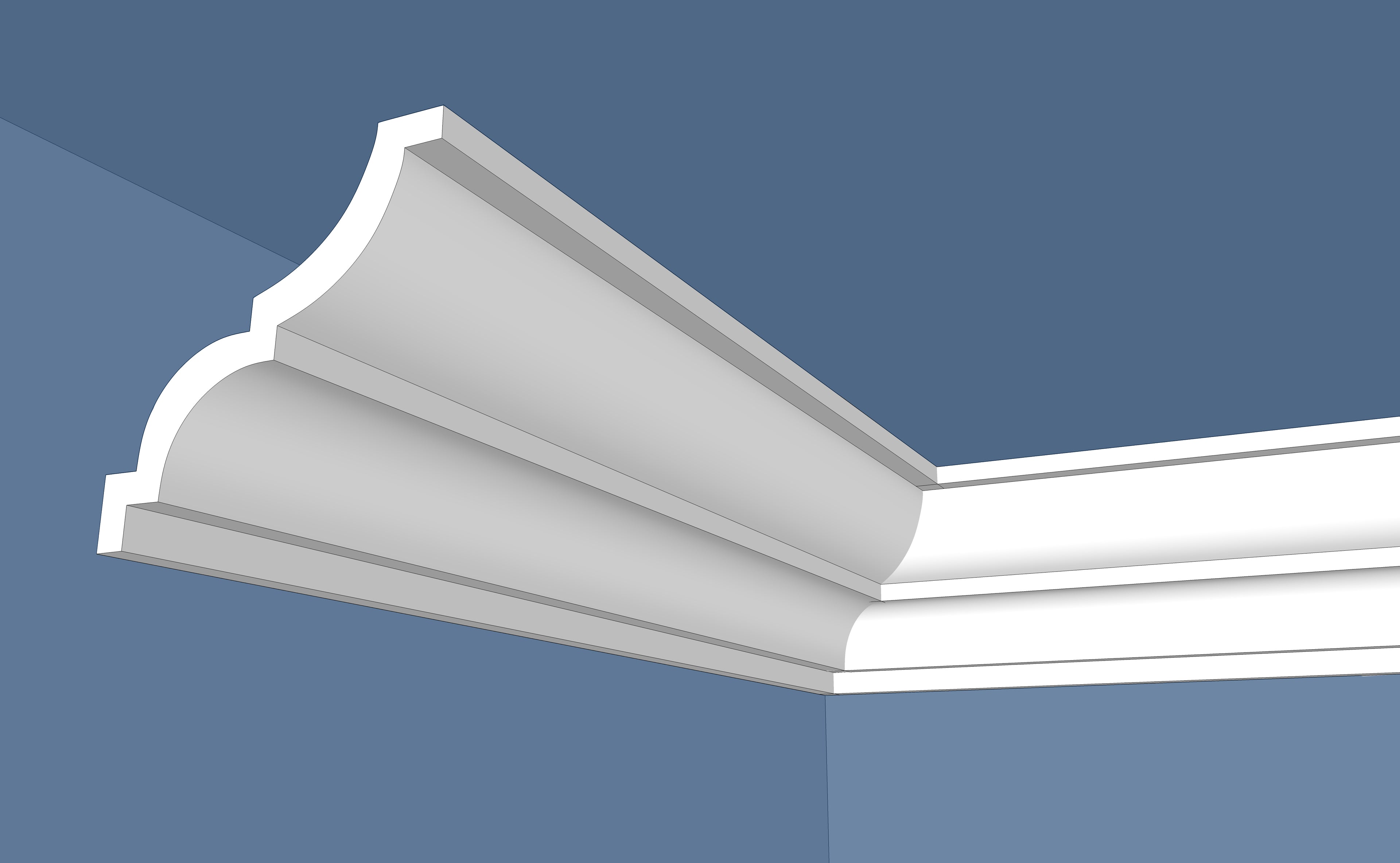 Premium Cornice Range - Medium Density EPS - Point Hardware Johannesburg