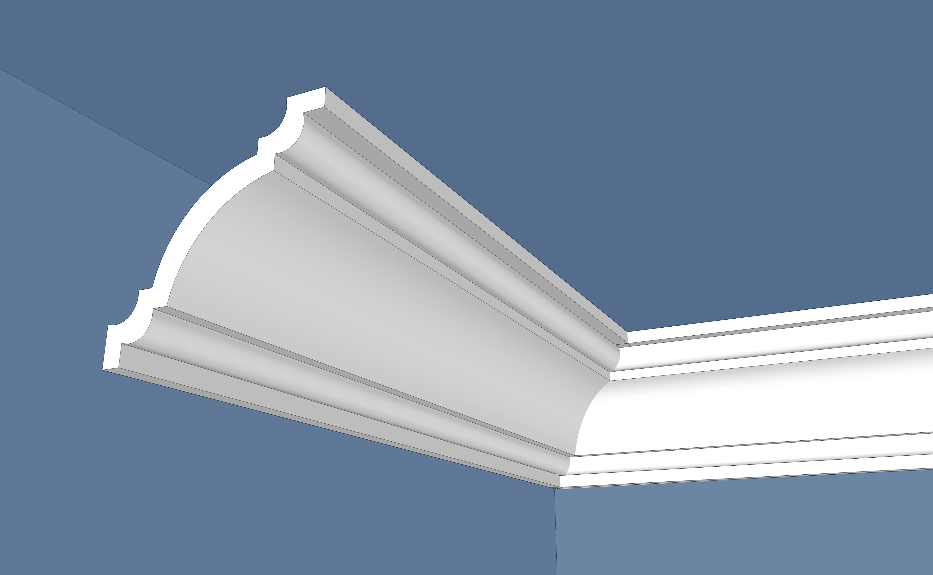 Premium Cornice Range - Medium Density EPS - Point Hardware Johannesburg