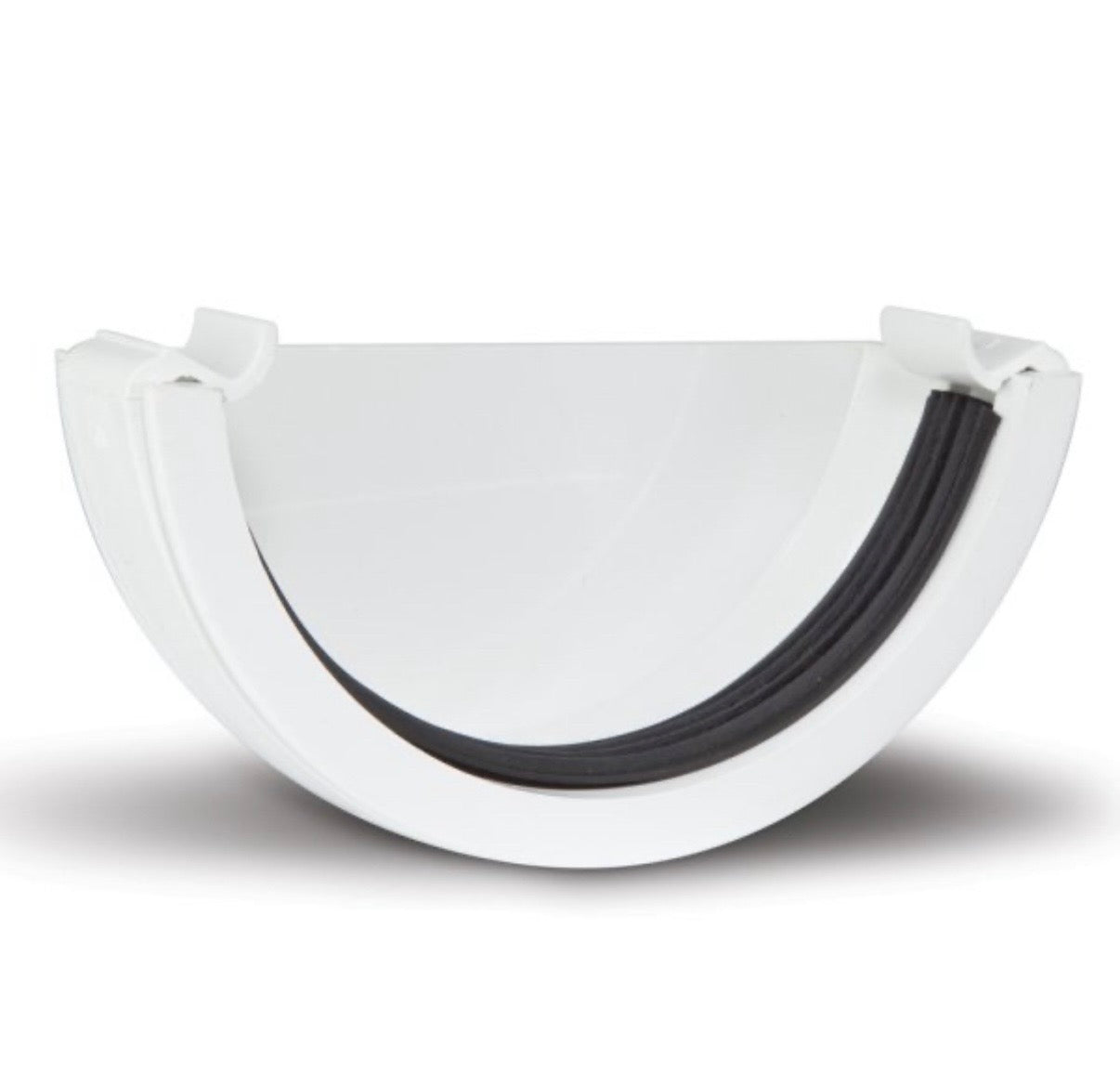 PVC Gutter Half Round Stopend