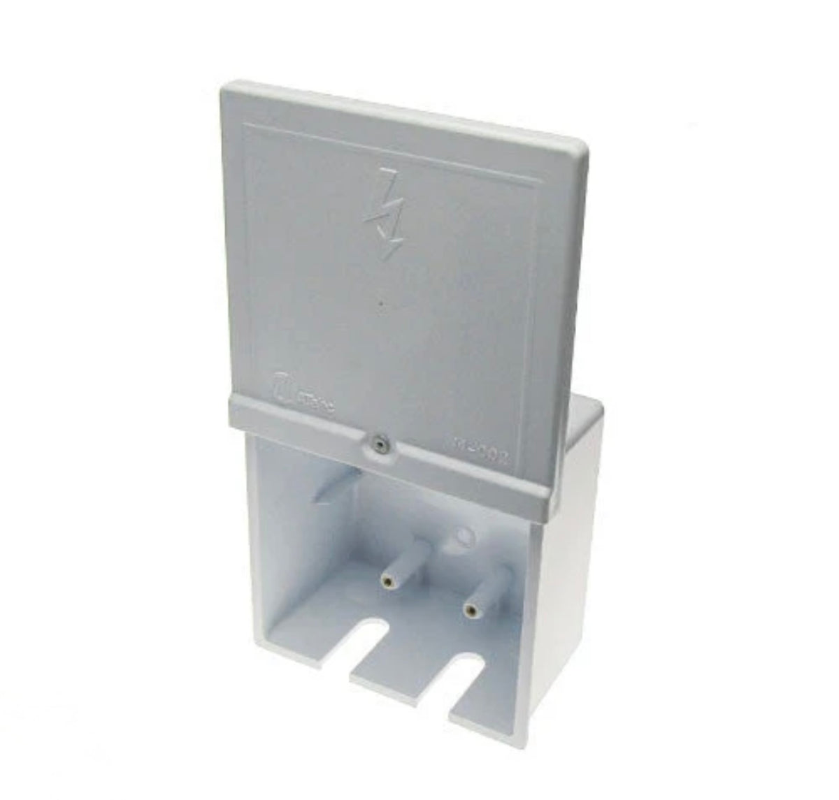 PVC Weatherproof Industrial Double Socket Box 4x4 (S15D)