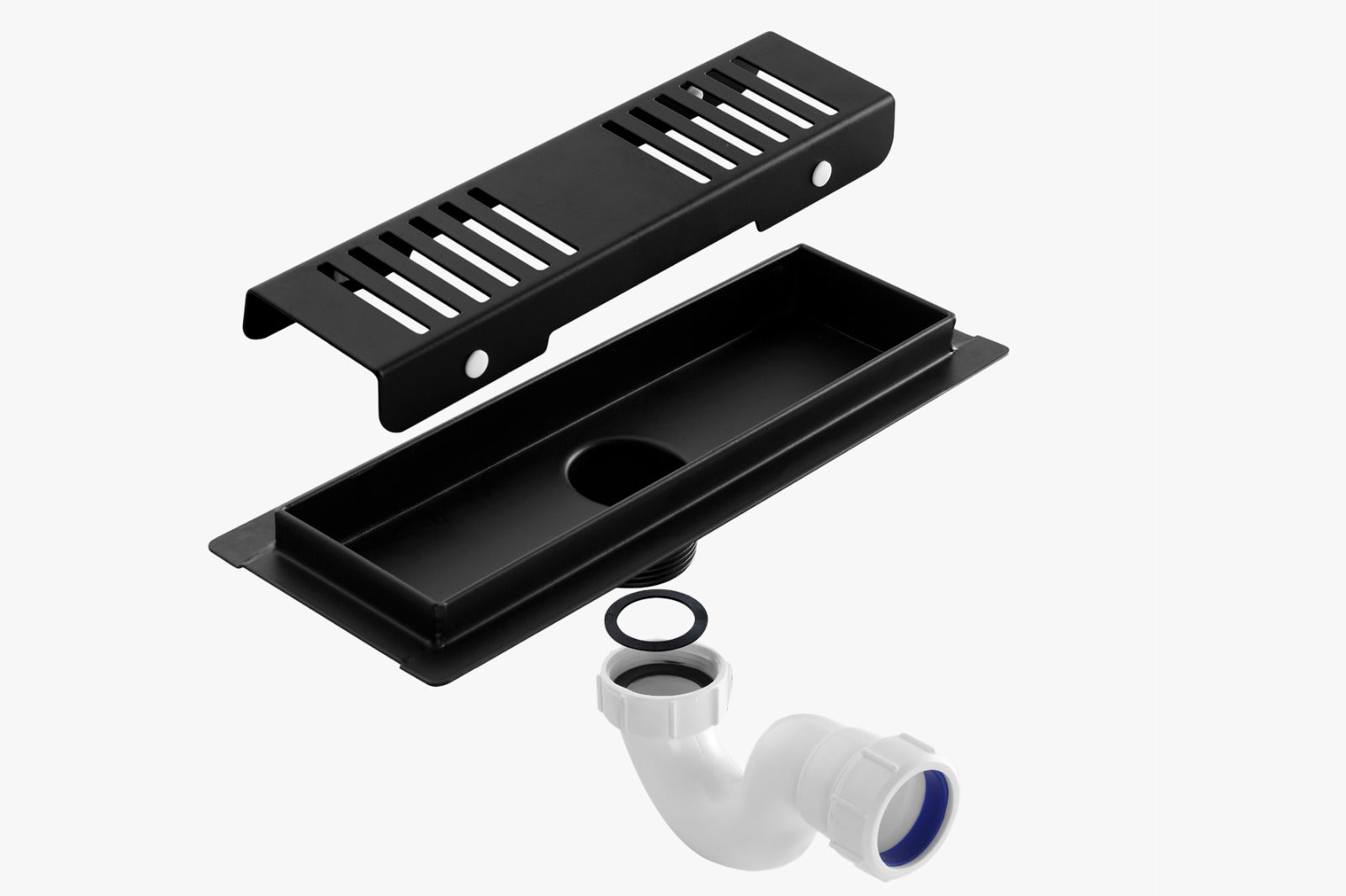 Sunridge black Shower channel 150mm - Point Hardware Johannesburg
