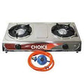 Stainless Steel 2 Plate Gas Stove - Point Hardware Johannesburg