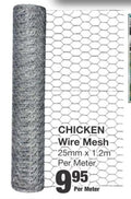 Chicken Wire Mesh 1.2mx25mm - Point Hardware Johannesburg