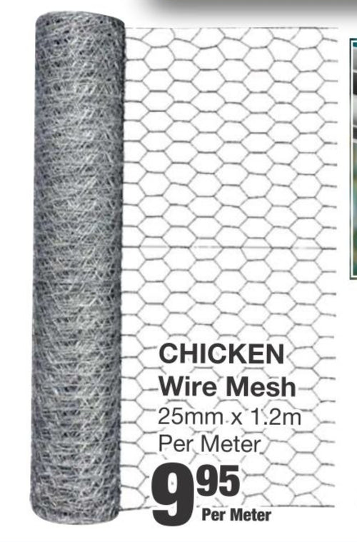 Chicken Wire Mesh 1.2mx25mm - Point Hardware Johannesburg