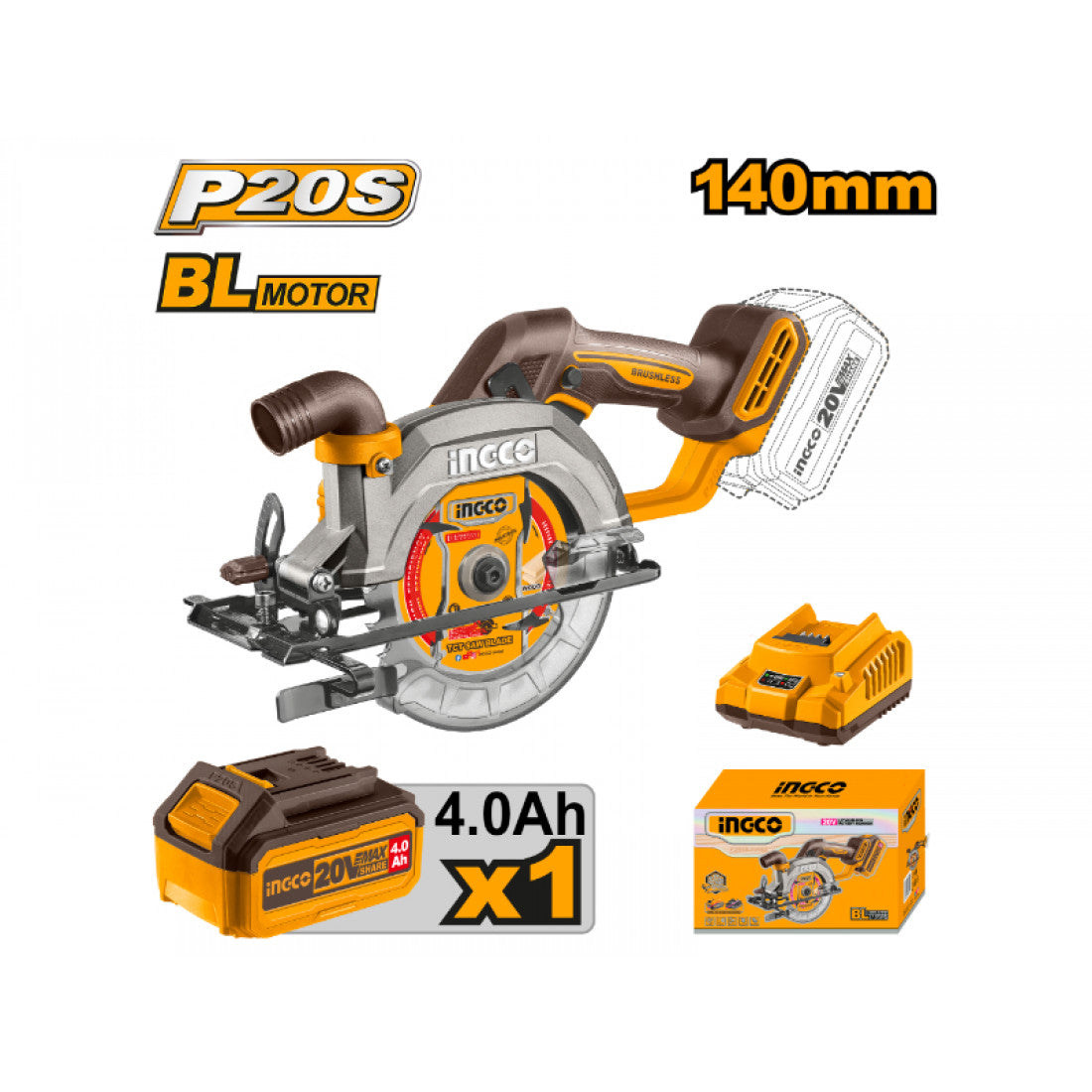 Ingco Circular Saw Kit - Point Hardware Johannesburg