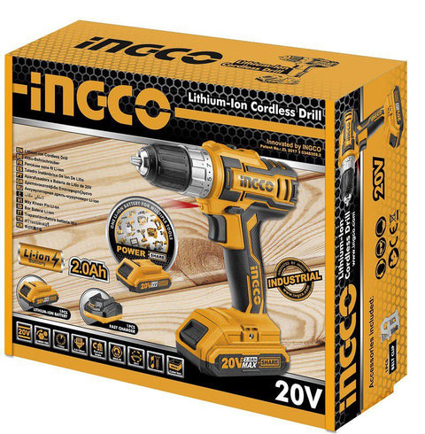 Ingco Cordless Drill 20V - Point Hardware Johannesburg