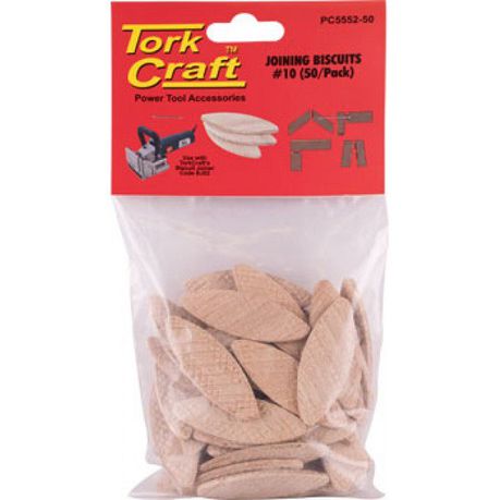Tork Craft Joining Biscuit #10-50Pck - Point Hardware Johannesburg