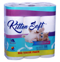 Kitten Soft Luxury 2 Ply Toilet Paper - 18 rolls - Point Hardware Johannesburg