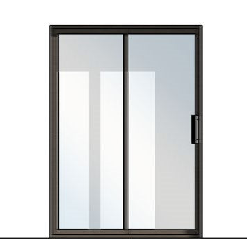 Aluminium Sliding Door 1500x2100 - Bronze - Point Hardware Johannesburg