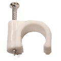 Eureka Cable Clip Round 12.00mm - Point Hardware Johannesburg