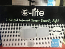 Load image into Gallery viewer, O-Lite 20W Infrared Sensor Security Light - White
