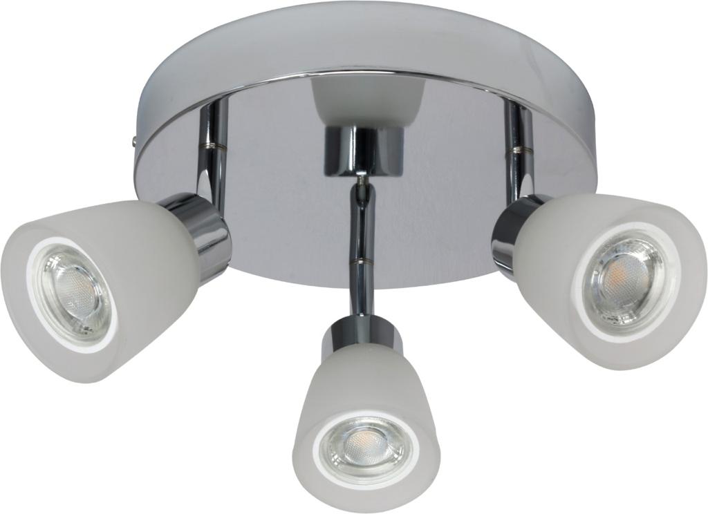 Flash 3 Plate Spotlight Glass - Point Hardware Johannesburg