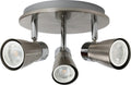 Flash Metro 3 Plate Spotlight - Satin - Point Hardware Johannesburg