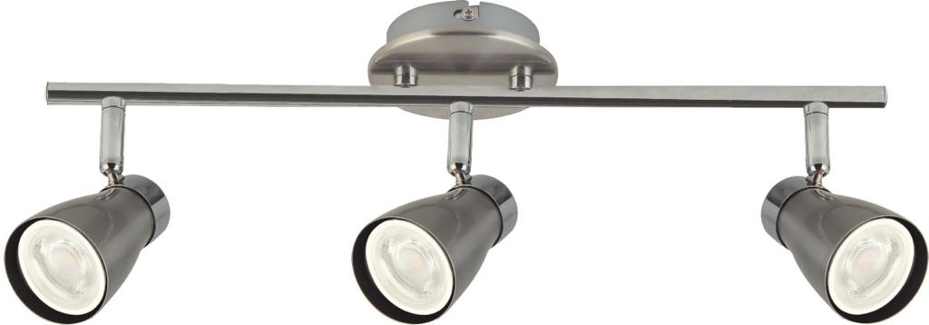 Flash Metro 3 Bar Spotlight - Satin - Point Hardware Johannesburg