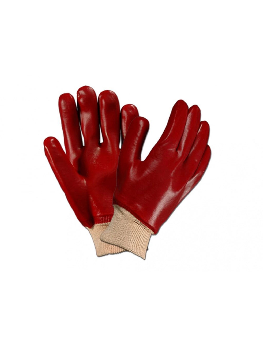 Gloves Knitted Pvc - Red - Point Hardware Johannesburg