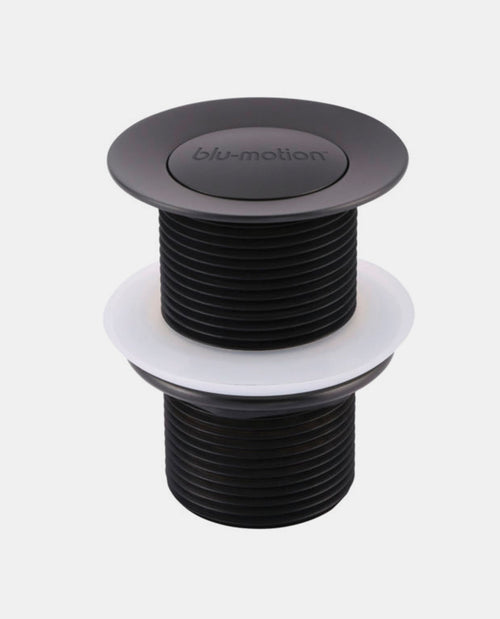 Basin Waste Slot - Black (Unslotted) - Point Hardware Johannesburg