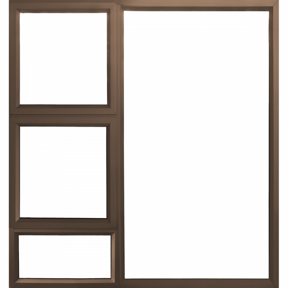 Aluminium Windows - Bronze - Point Hardware Johannesburg