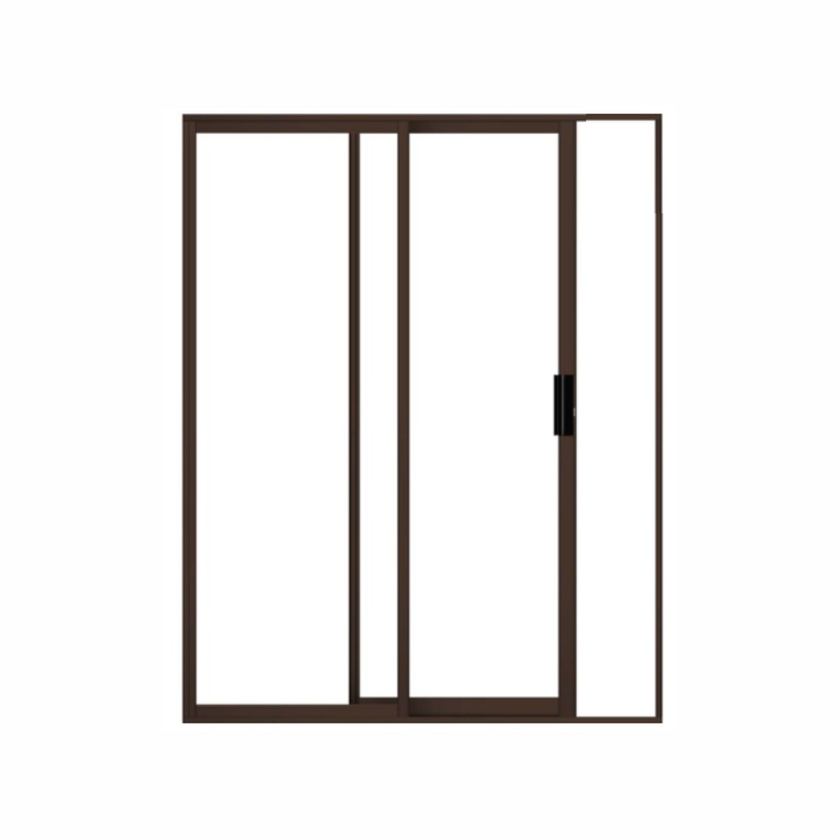 Aluminium Sliding Door 1800x2100 - Bronze - Point Hardware Johannesburg