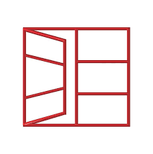 Window Frame C2h - Point Hardware Johannesburg