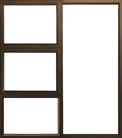 Aluminium Windows - Bronze - Point Hardware Johannesburg