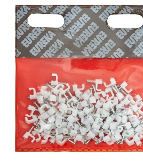 Eureka Cable Clip Flat 5.0mm - Point Hardware Johannesburg