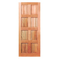 8 Panel Meranti Engineered Exterior Door - Point Hardware Johannesburg