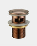 Basin Waste Pop-Up (Slotted) - Rose Gold - Point Hardware Johannesburg