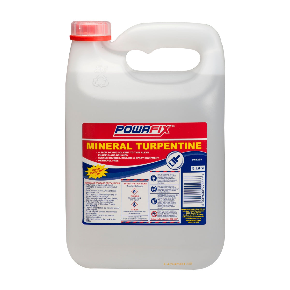 Solvents Turpentine - Point Hardware Johannesburg
